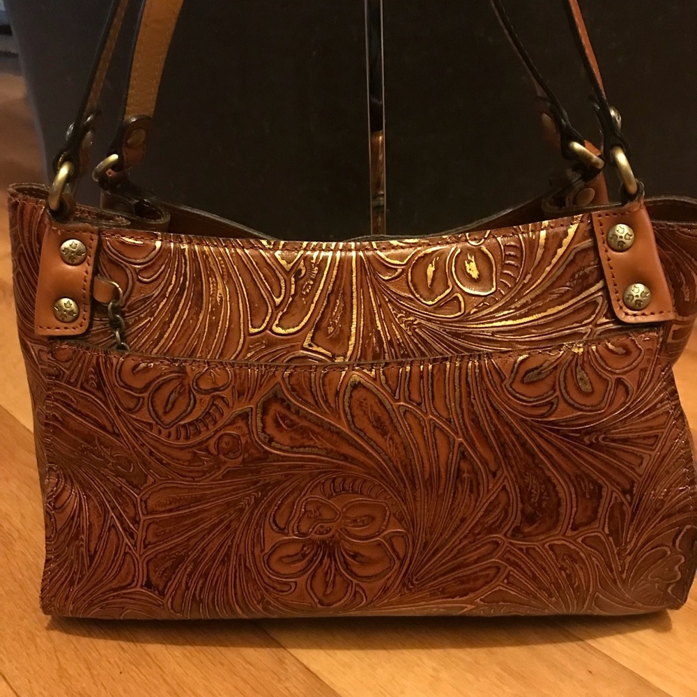 Patricia Nash Tooled Embossed Tote Bag